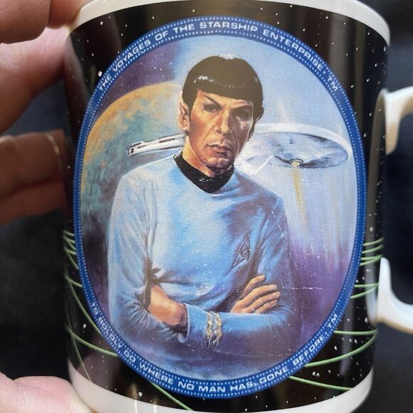 Vintage 1991 Mr. Spock Coffee Tea Mug. Ceramic. 12 oz. Excellent! Star Trek. - Picture 6 of 6